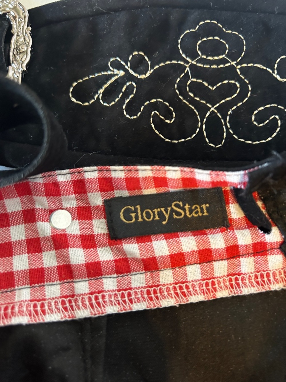 GLORY STAR LEDERHOSEN MENS GERMAN BAVARIAN OKTOBERFEST LEATHER TROUSERS size m - Picture 8 of 15
